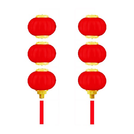 批發(fā)LED燈籠串 春節(jié)燈籠掛件景觀燈led戶外街道路燈桿大紅燈籠串