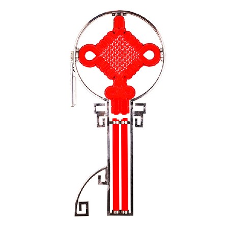 中國結 LED發(fā)光中國結景觀燈 亞克力戶外裝飾led路燈桿中國結批發(fā)